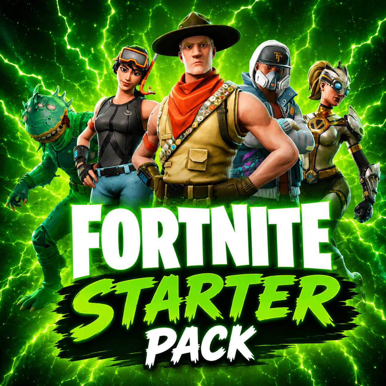 🟢STARTER 1-20 SKINS