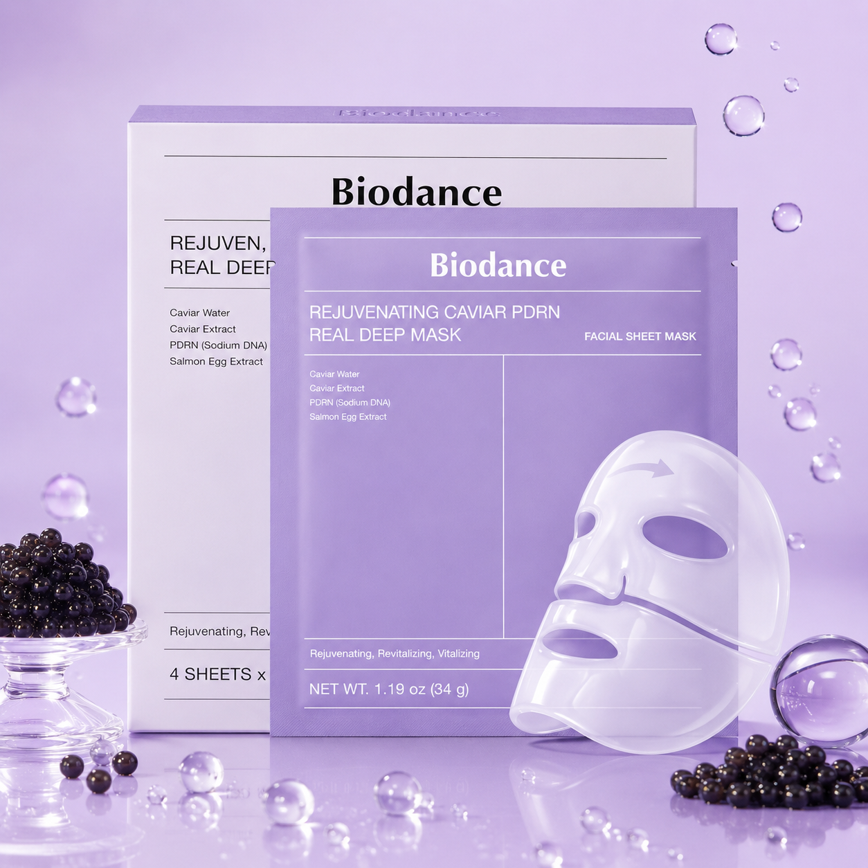 Caviar PDRN Real Deep Mask