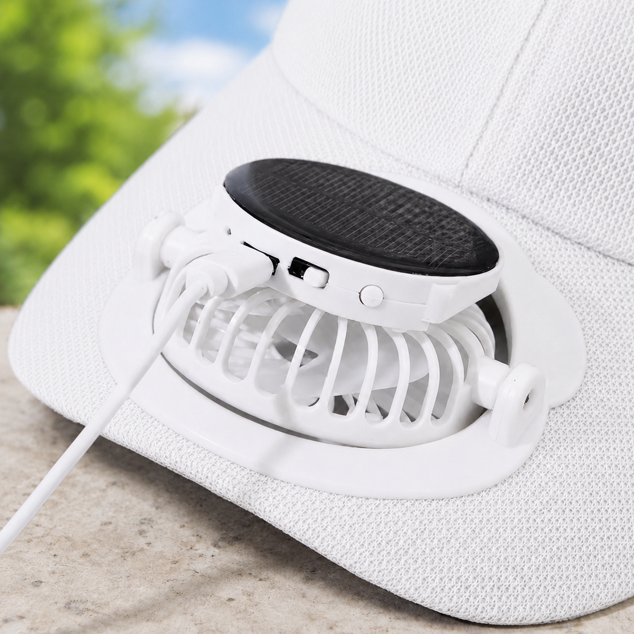 Casquette ventillée